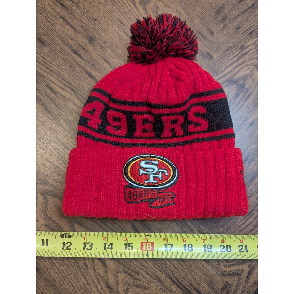 NFL San Francisco 49ers Beanie Cuffed Fleece Lined New Era